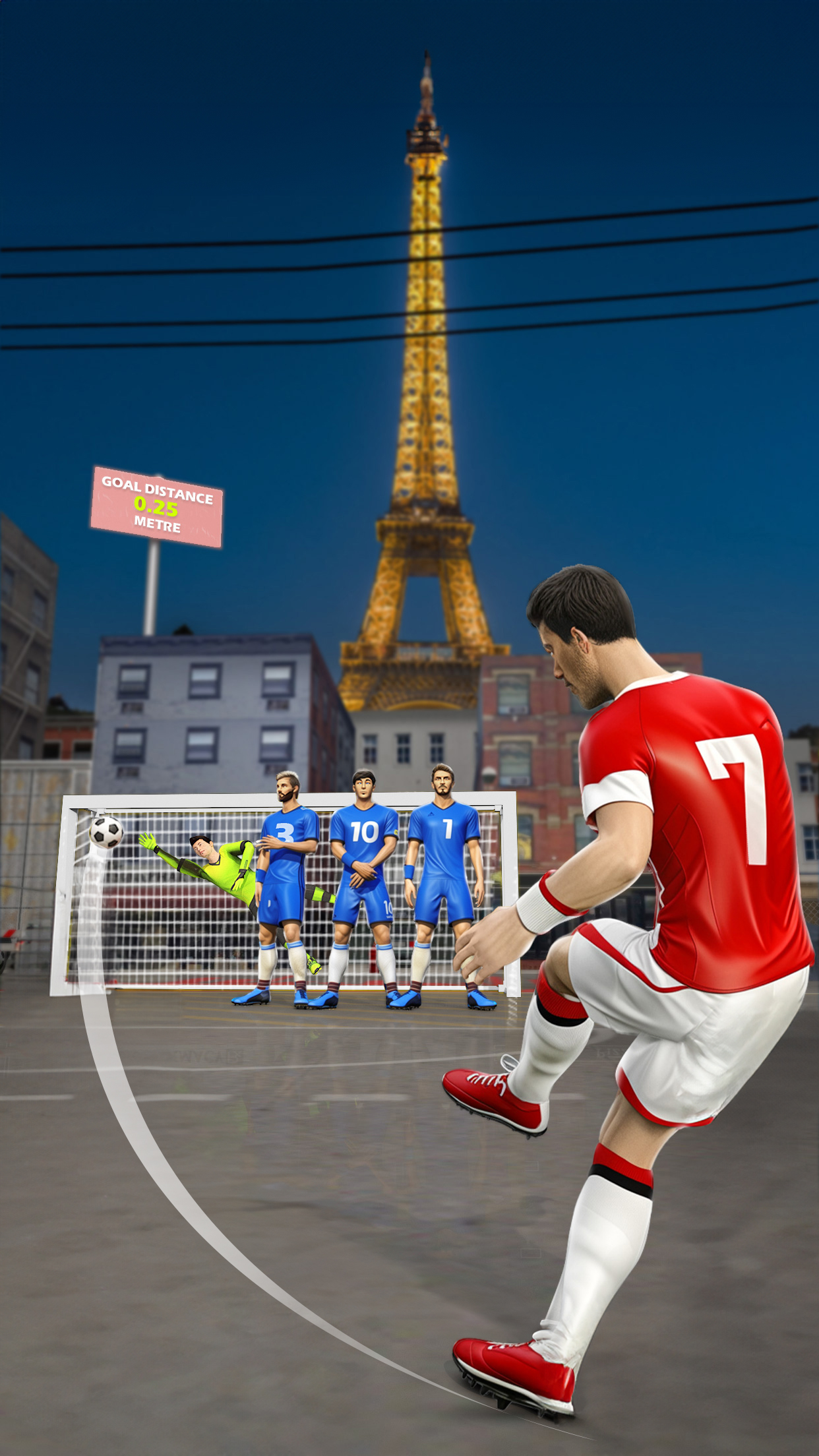 اسکرین شات 5 برنامه Street Soccer Games: Football
