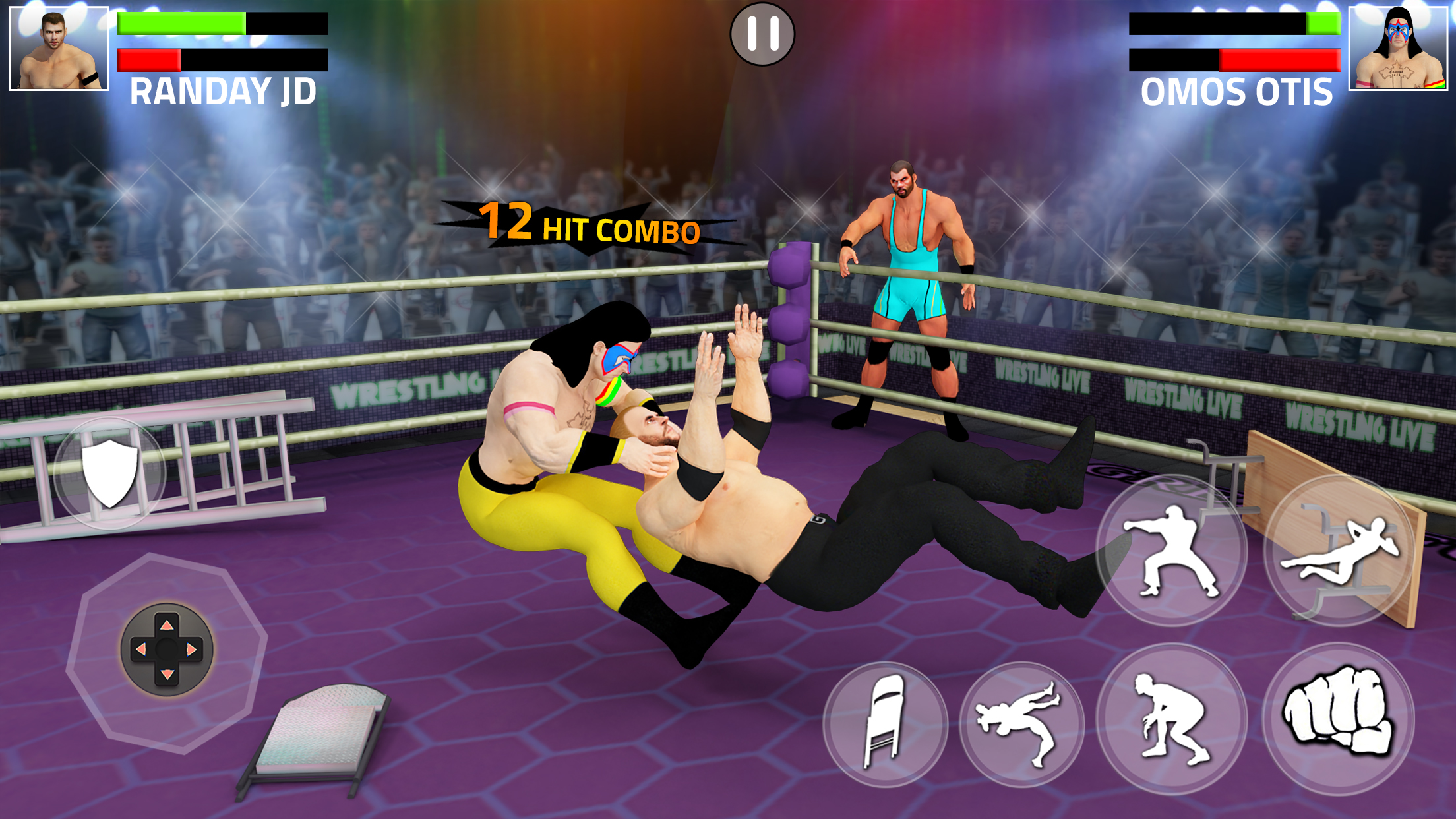 اسکرین شات 4 بازی Tag Team Wrestling Game