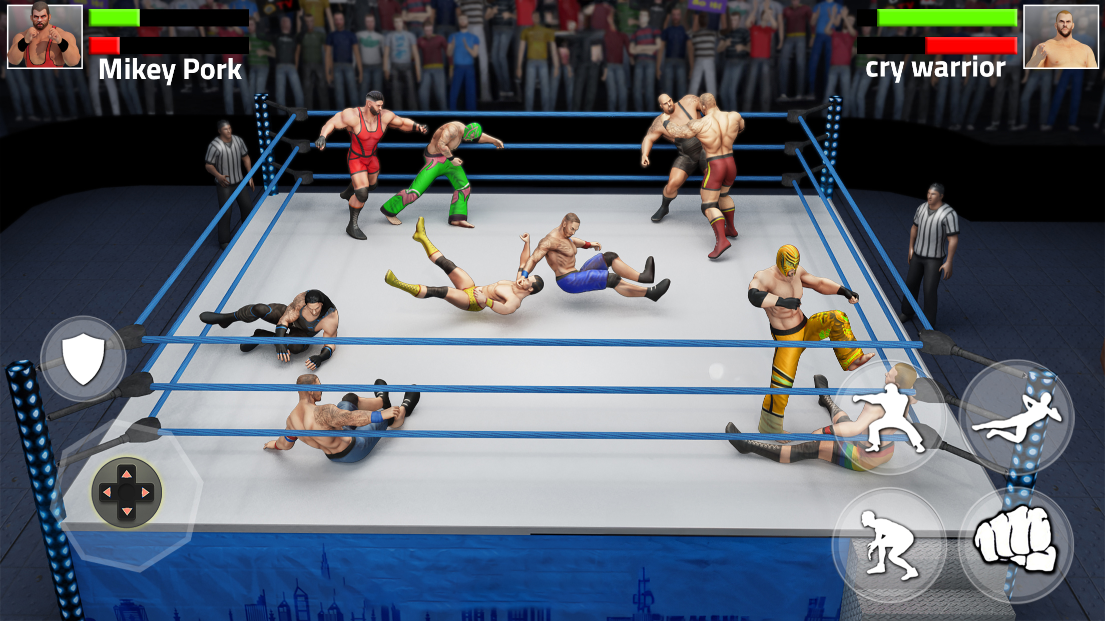 اسکرین شات 2 بازی Tag Team Wrestling Game