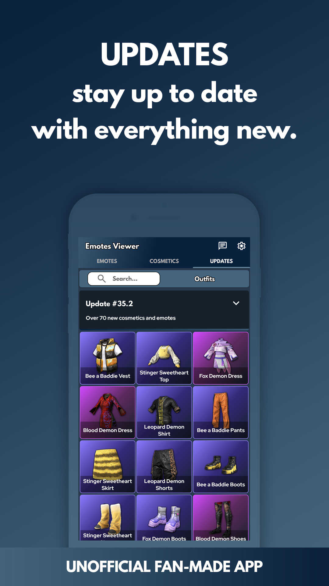 اسکرین شات 3 برنامه Emotes Viewer for PUBG