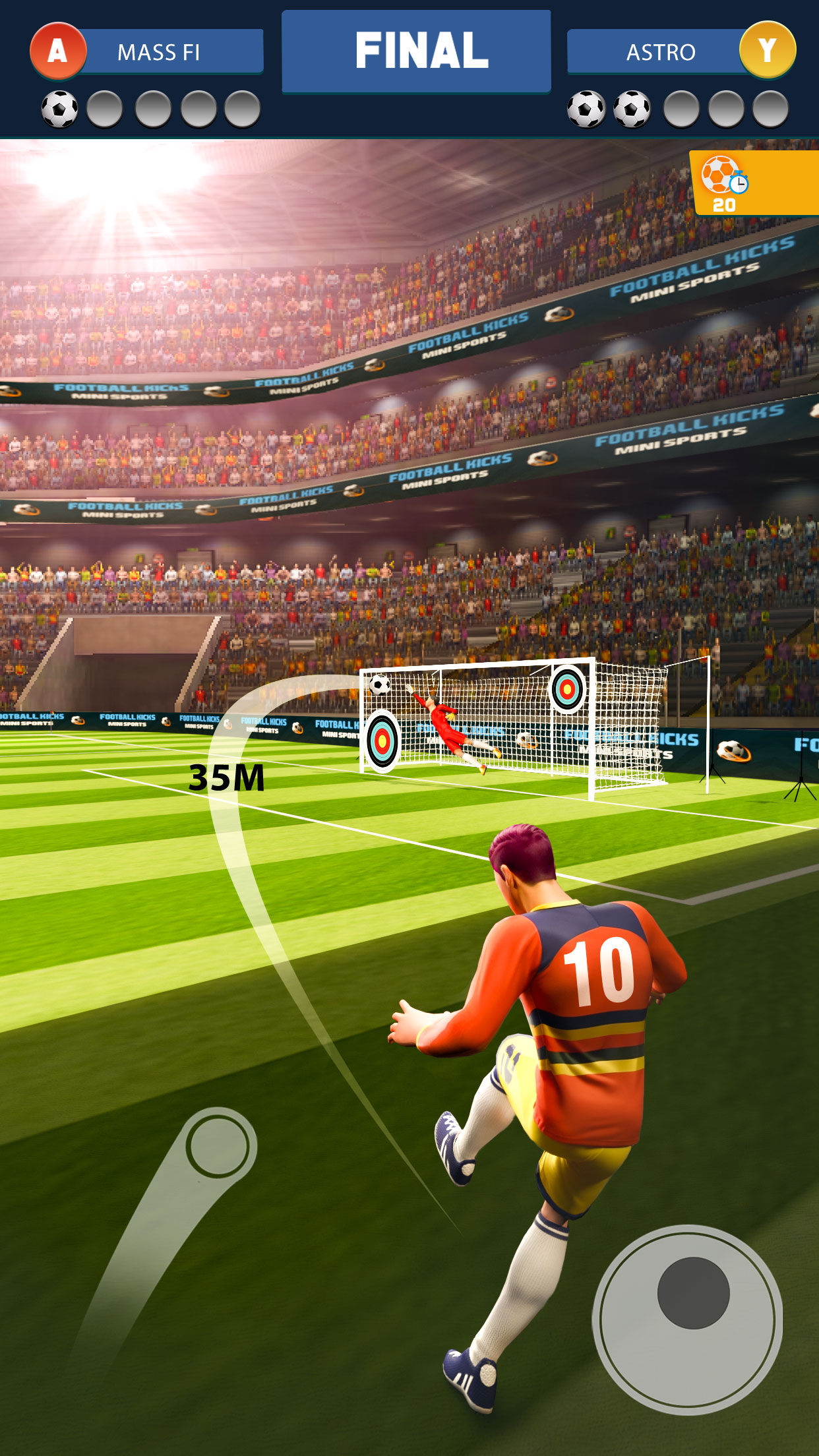 اسکرین شات 2 بازی Football Kicks Strike Game