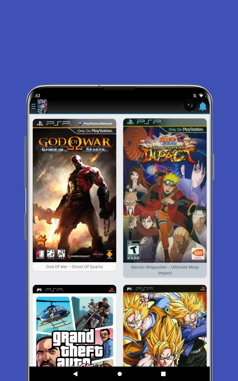 اسکرین شات 4 برنامه Emulator games downloader