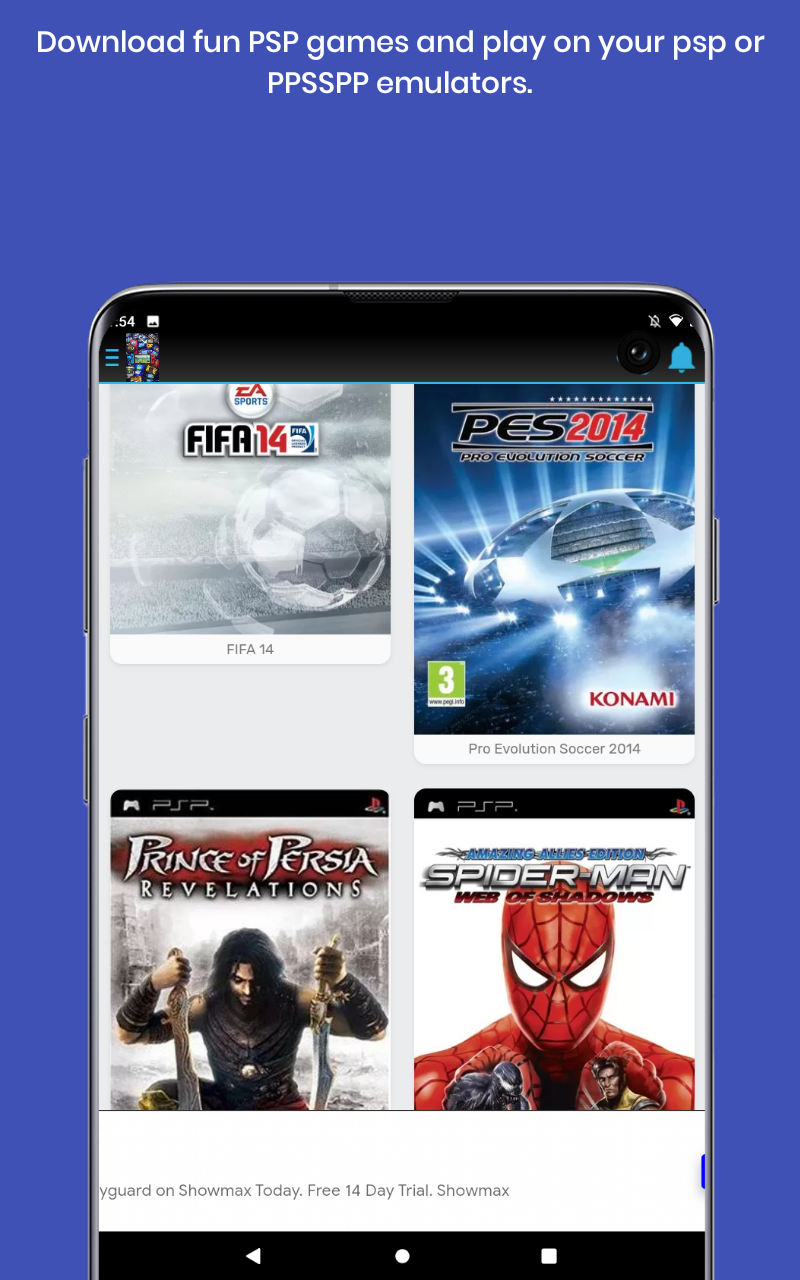 اسکرین شات 6 برنامه Emulator games downloader
