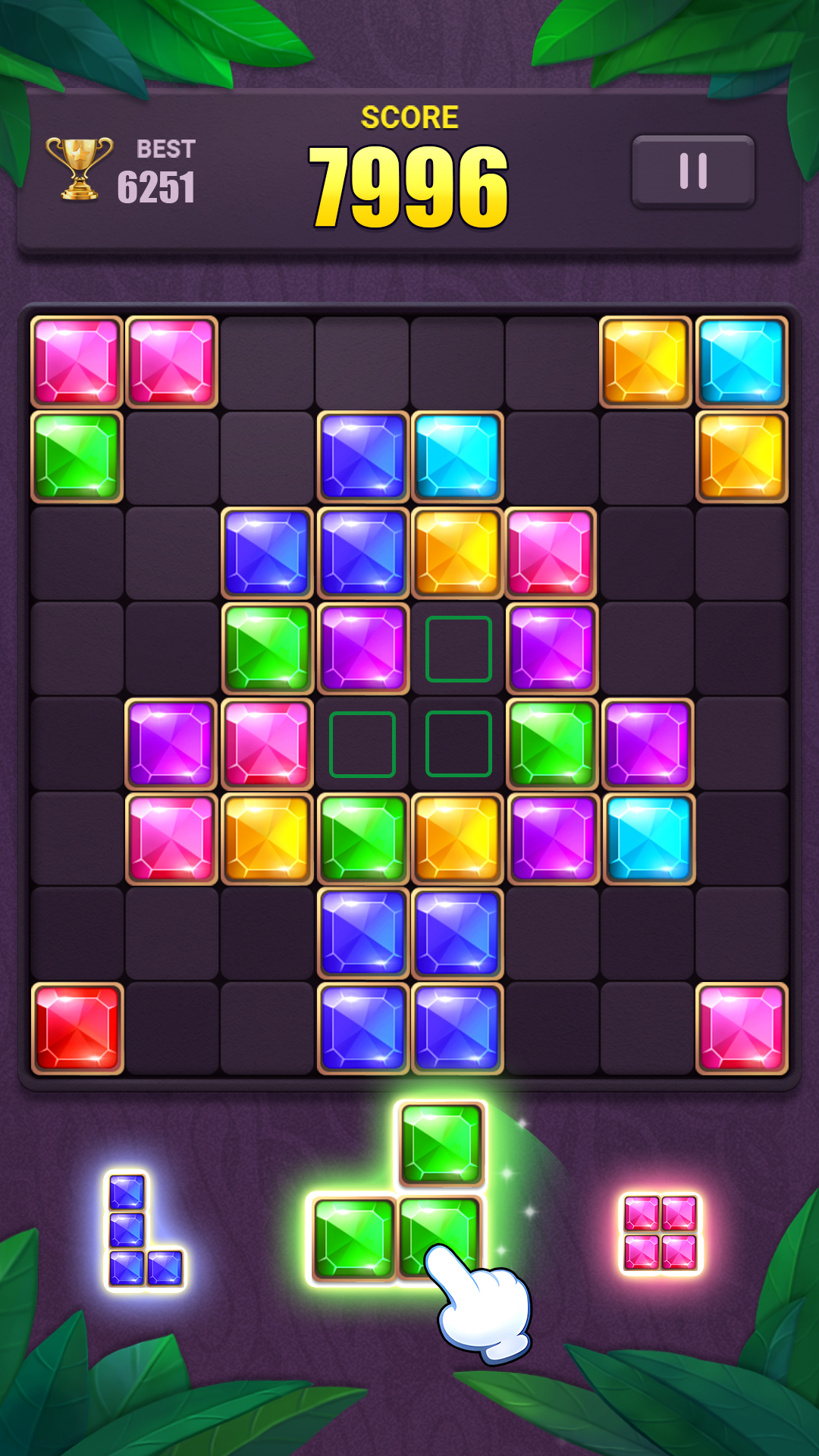 اسکرین شات 2 بازی Block Puzzle: Blast Jewel Game