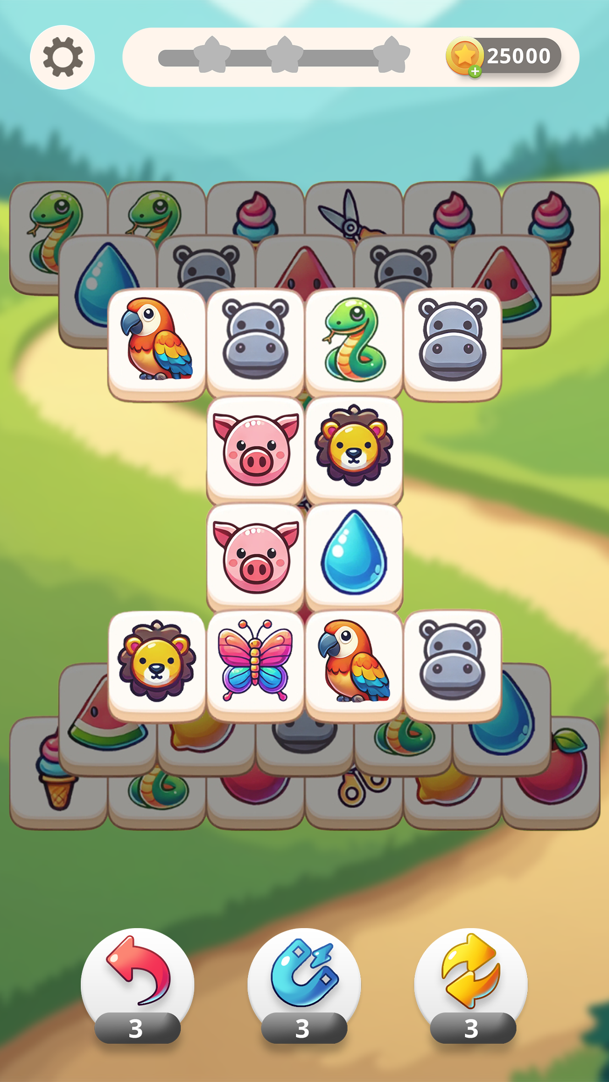 اسکرین شات 2 بازی Zoo Puzzle - Match Animal