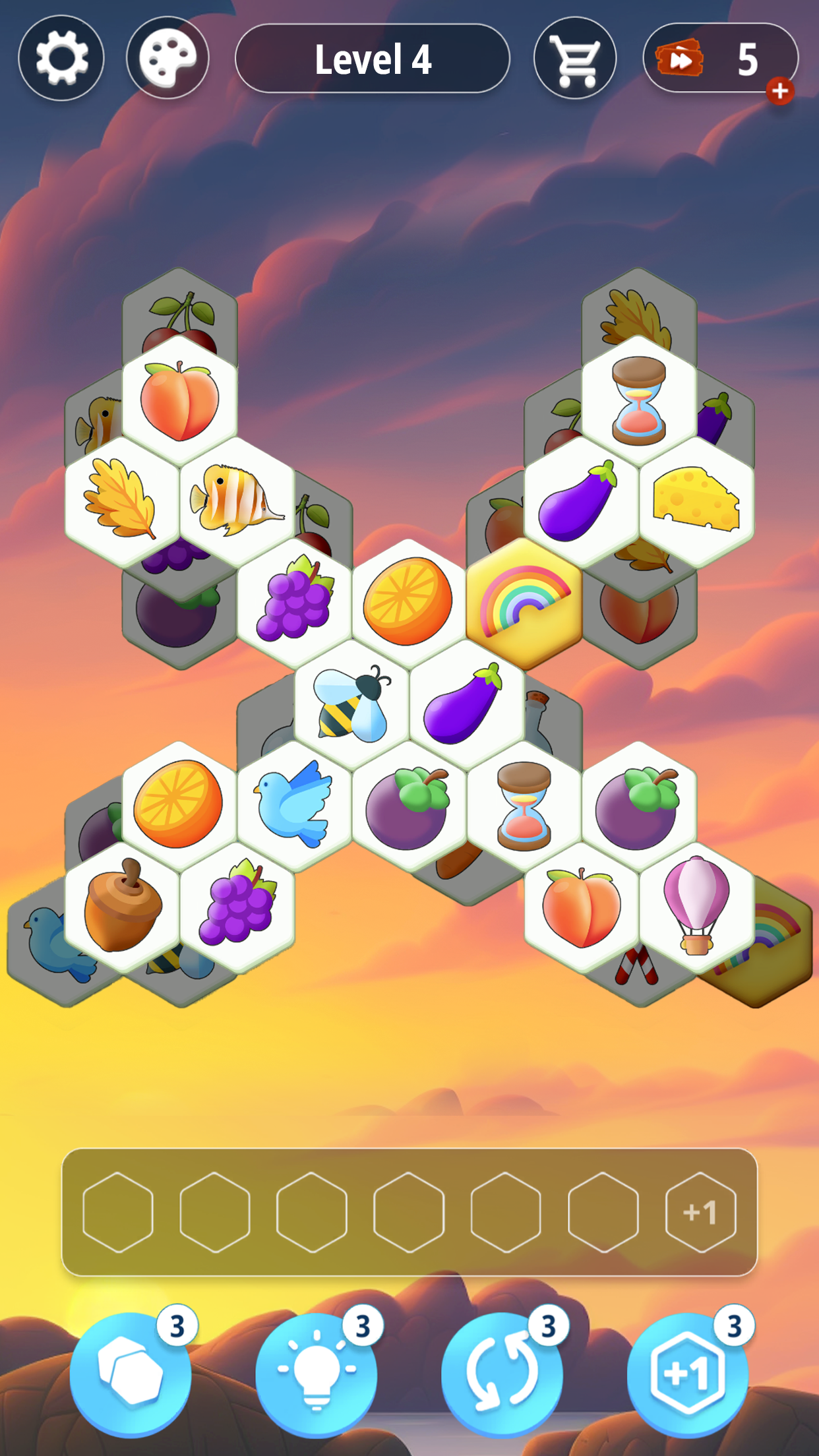 اسکرین شات 2 بازی Hexa Tile