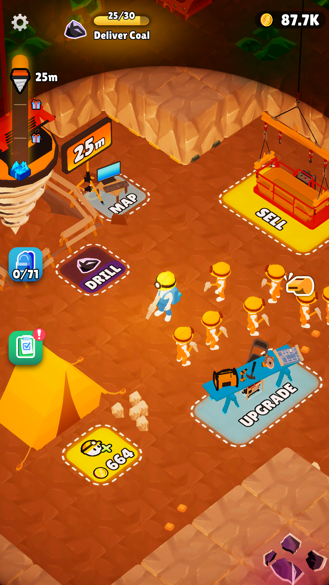 اسکرین شات 1 بازی Mine Rush