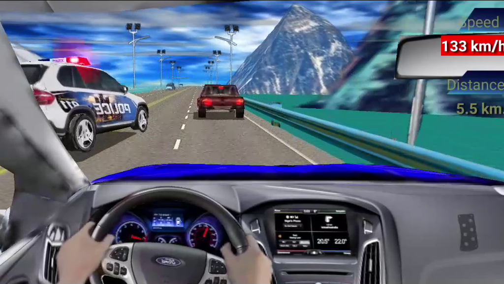 اسکرین شات 6 بازی Traffic Racing in Car