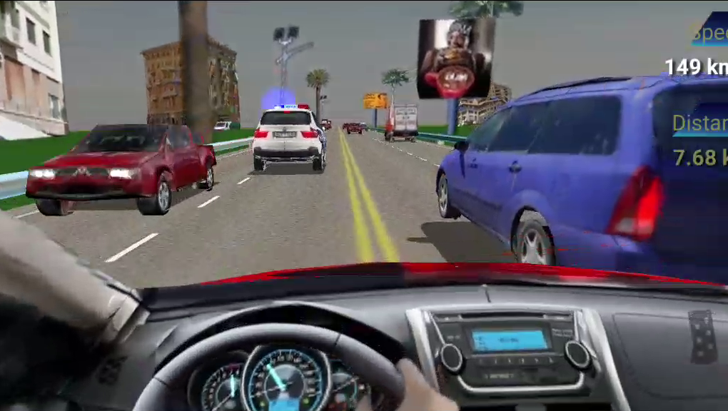 اسکرین شات 4 بازی Traffic Racing in Car