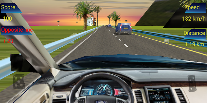 اسکرین شات 2 بازی Traffic Racer Cockpit 3D