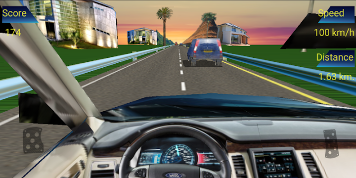 اسکرین شات 6 بازی Traffic Racer Cockpit 3D