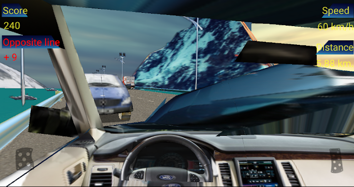 اسکرین شات 4 بازی Traffic Racer Cockpit 3D