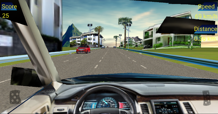 اسکرین شات 3 بازی Traffic Racer Cockpit 3D