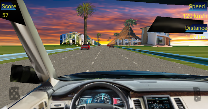 اسکرین شات 5 بازی Traffic Racer Cockpit 3D