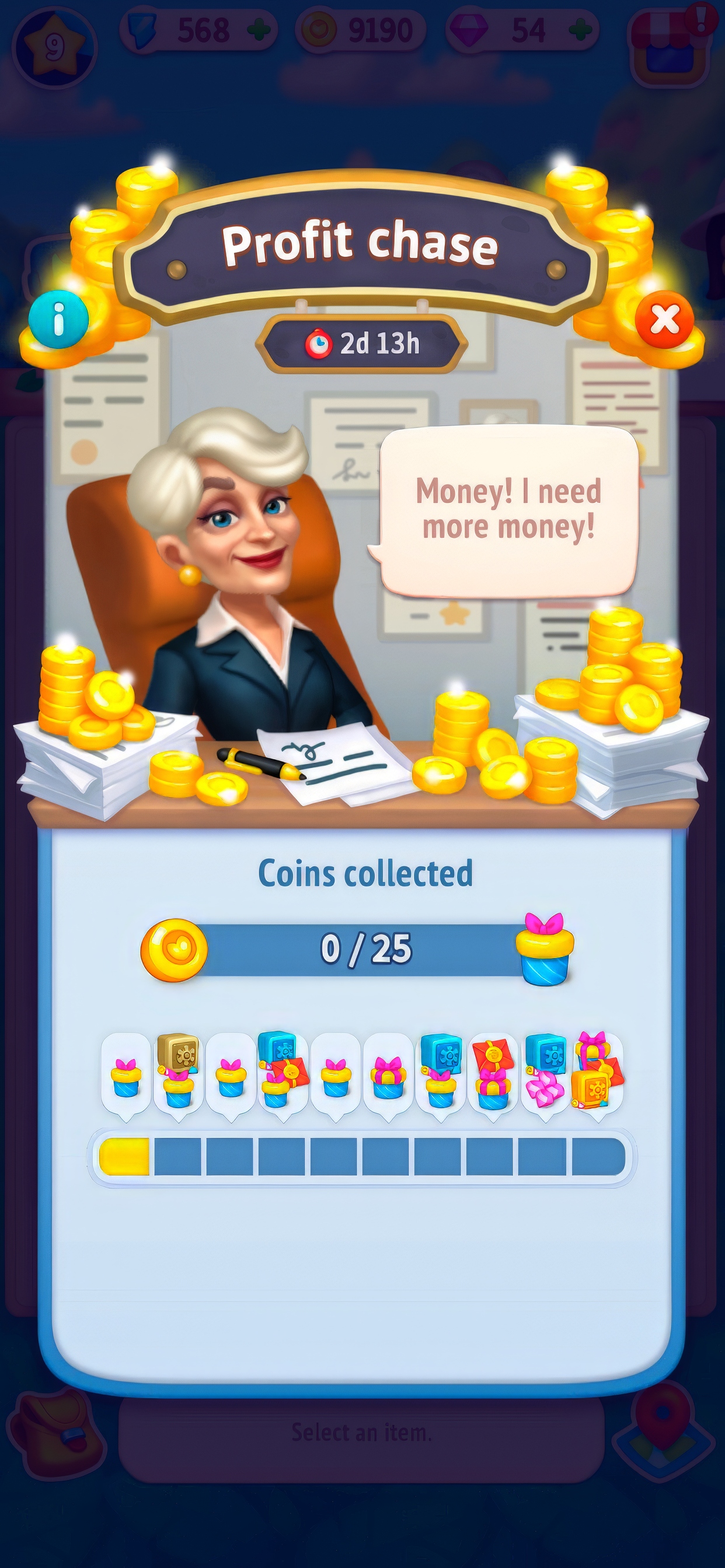 اسکرین شات 3 بازی Secrets of Paradise Merge Game