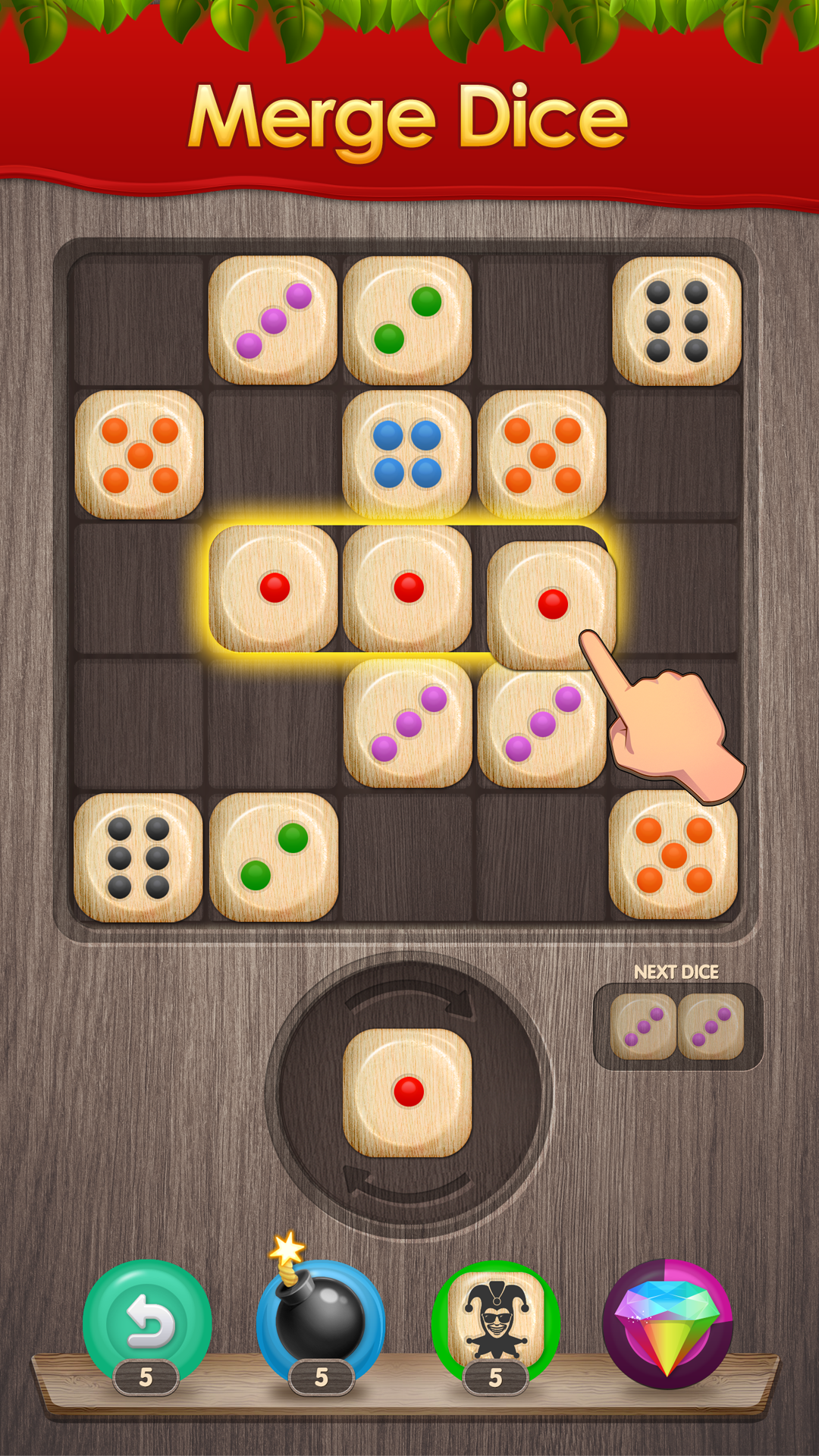 اسکرین شات 1 بازی Dice Merge Game : Dice Matcher