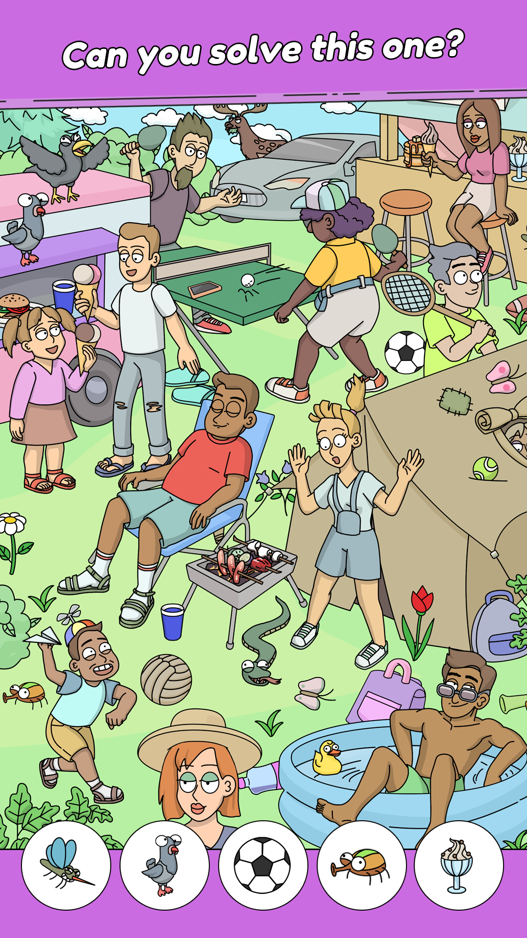 اسکرین شات 5 بازی Find & Tap Hidden Objects Game