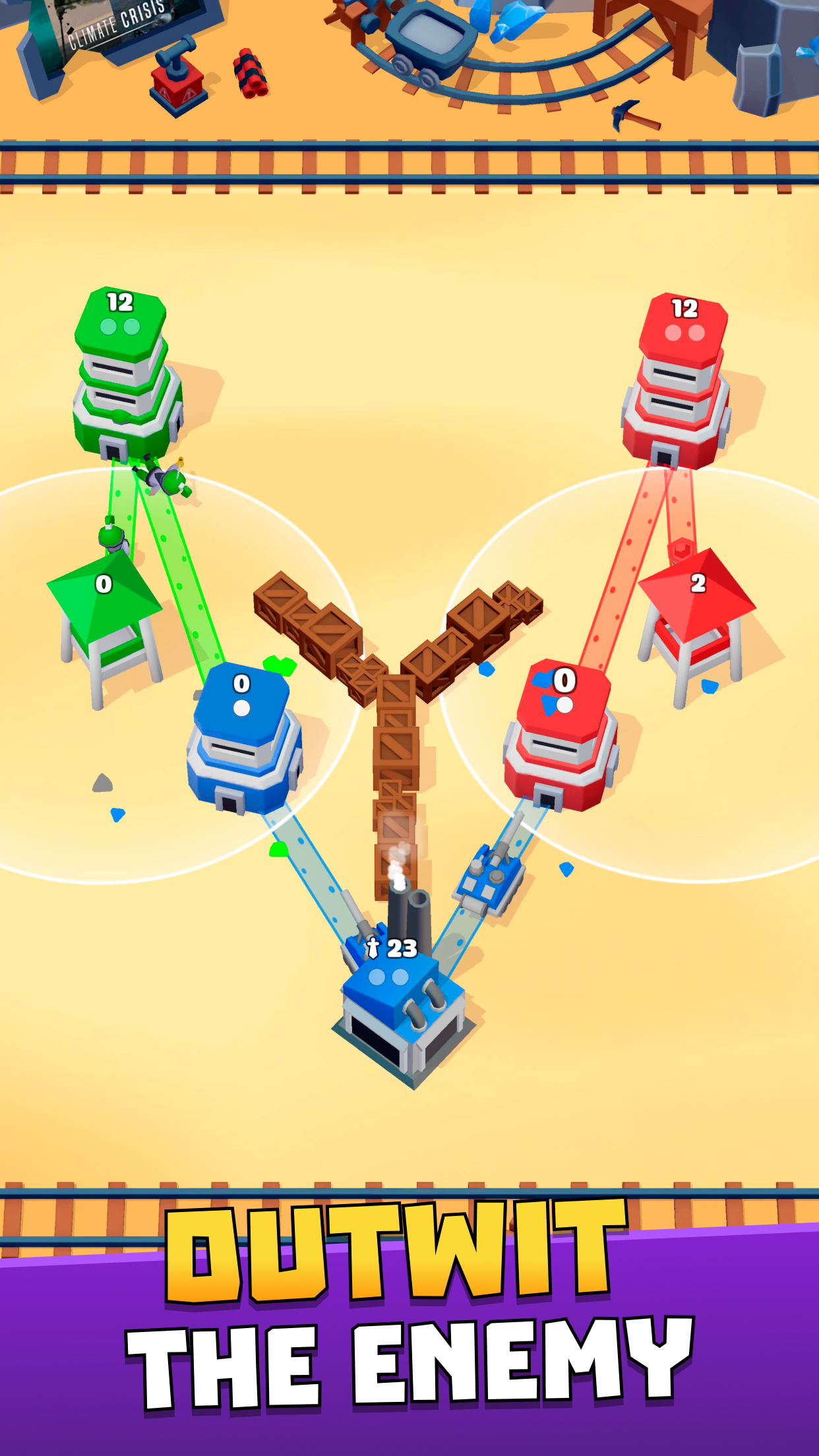 اسکرین شات 2 بازی Tower War - Tactical Conquest