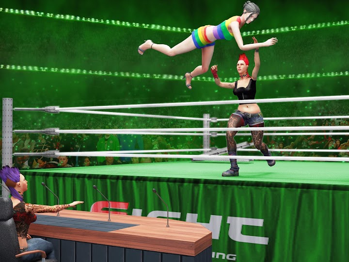 اسکرین شات 6 بازی Tag Team Wrestling Superstars Fight: Hell In Cell