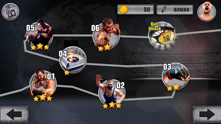 اسکرین شات 5 بازی Tag Team Wrestling Superstars Fight: Hell In Cell