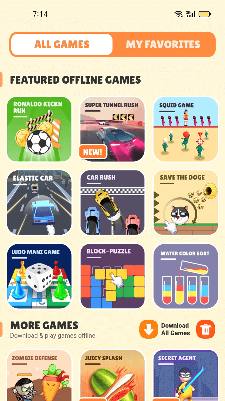 اسکرین شات 1 بازی Game Box: Relax Game&Mini Game