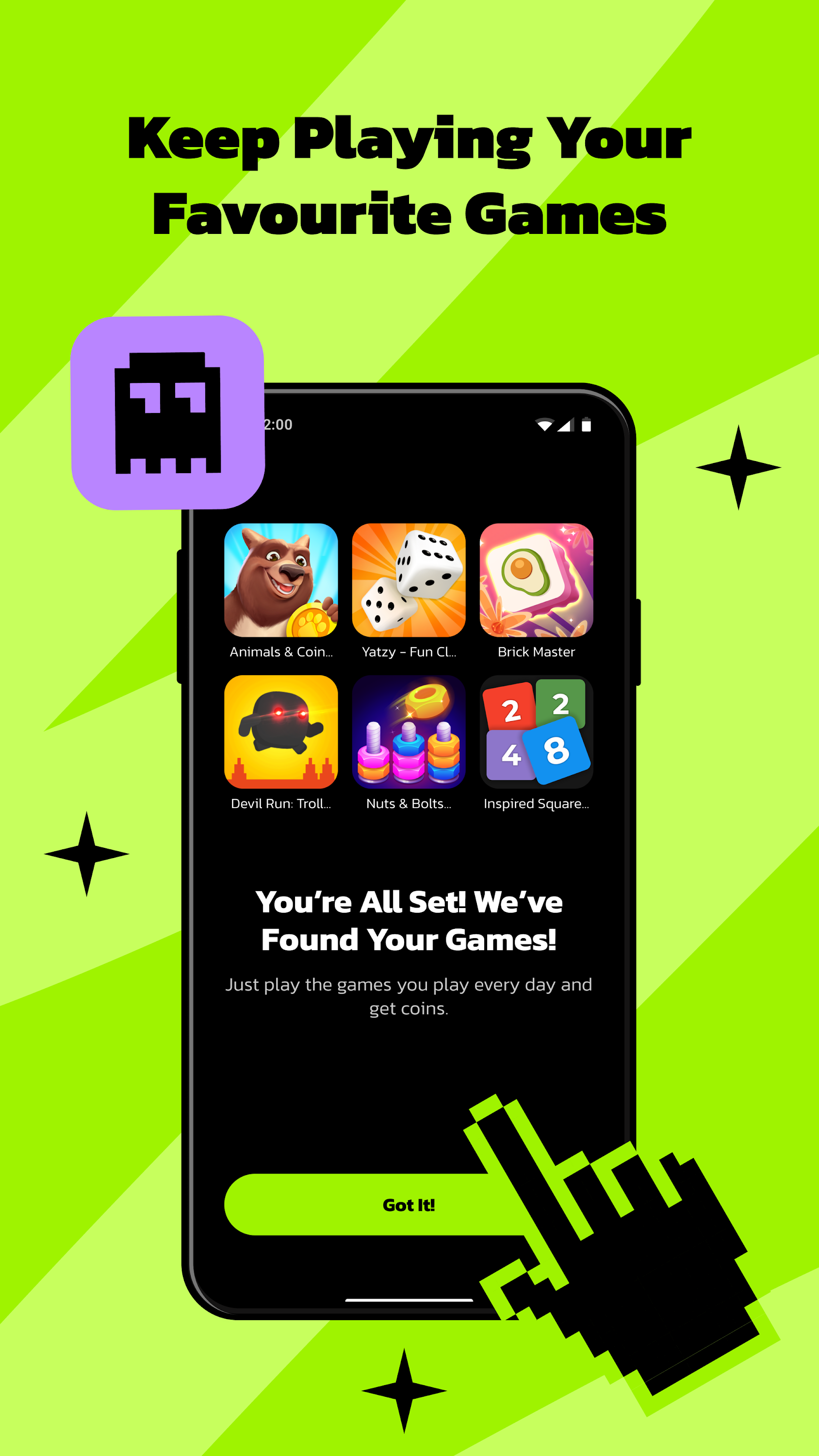 اسکرین شات 2 برنامه Just Games