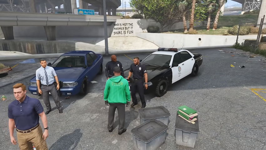 اسکرین شات 4 بازی GTA V Theft Auto Crafts MCPE