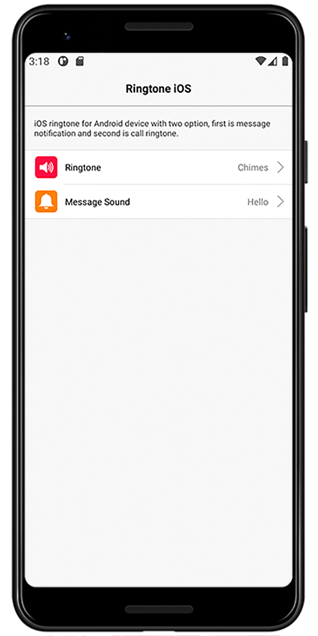 اسکرین شات 2 برنامه Ringtone iOS