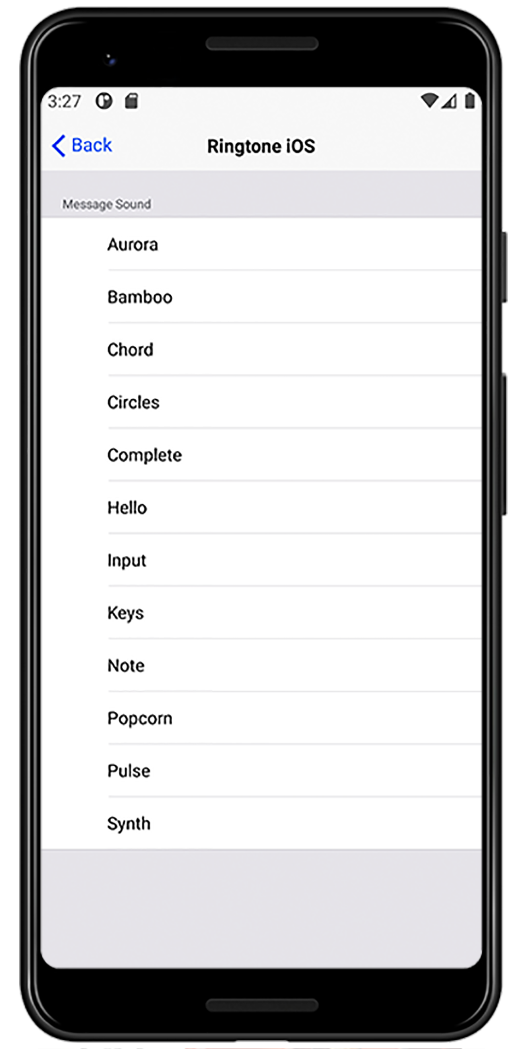 اسکرین شات 4 برنامه Ringtone iOS