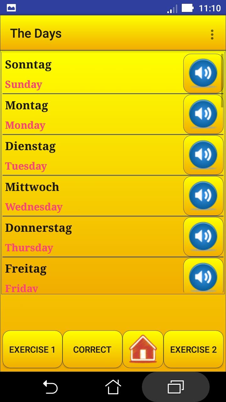 اسکرین شات 4 برنامه Learning German language (less