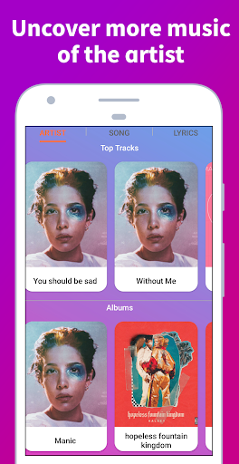 اسکرین شات 4 برنامه Soly - Song and Lyrics Finder