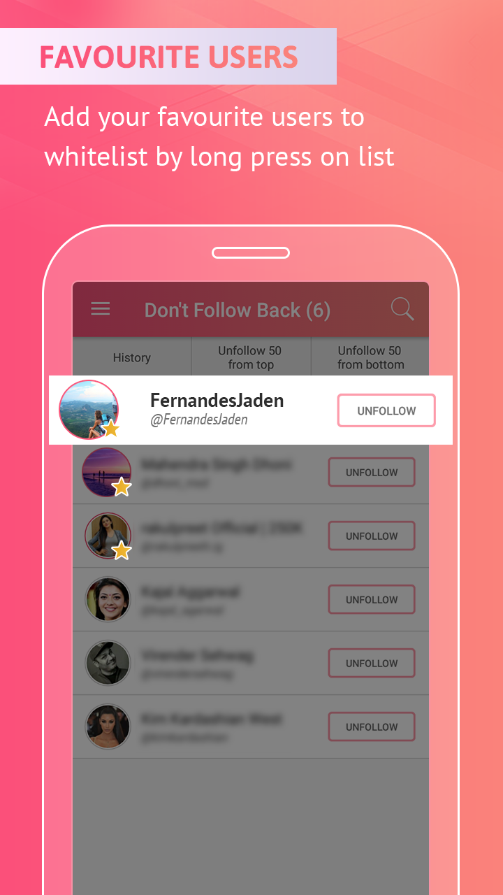 اسکرین شات 2 برنامه Followers & Unfollowers