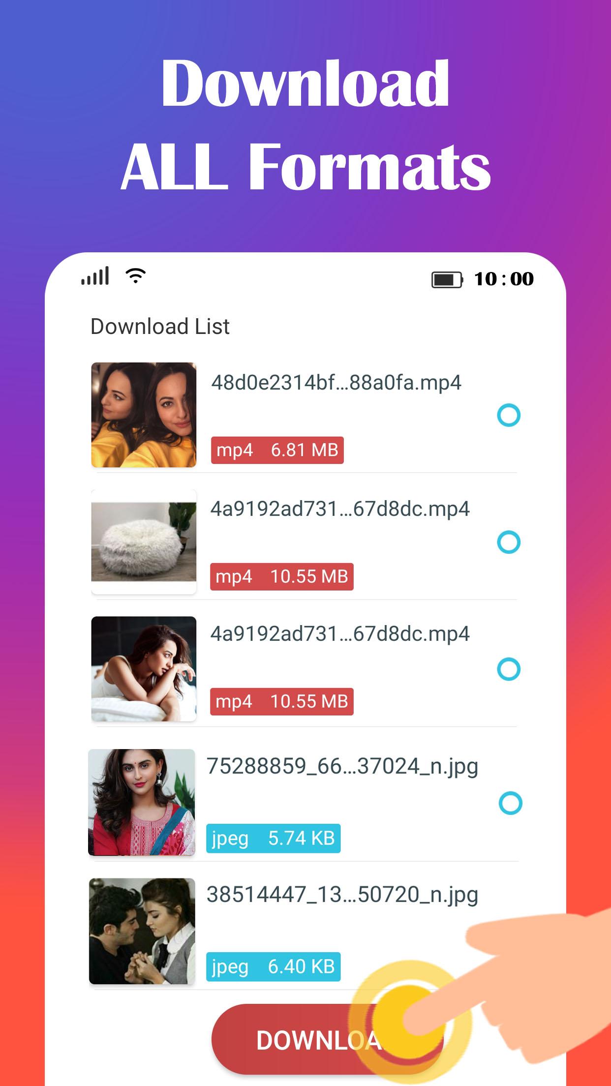 اسکرین شات 5 برنامه All Video Downloader