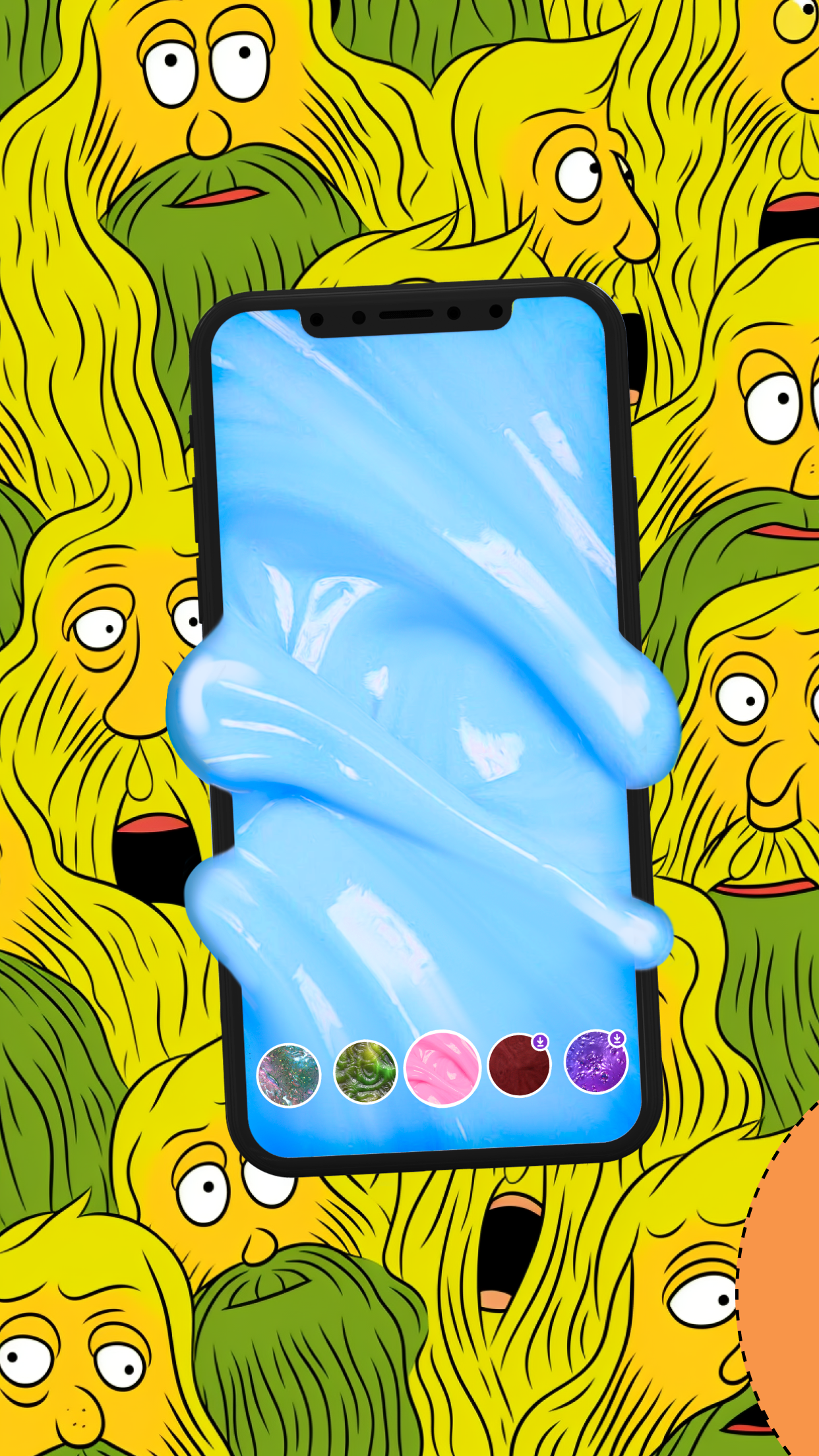اسکرین شات 1 برنامه Goo: ASMR Slime Simulator