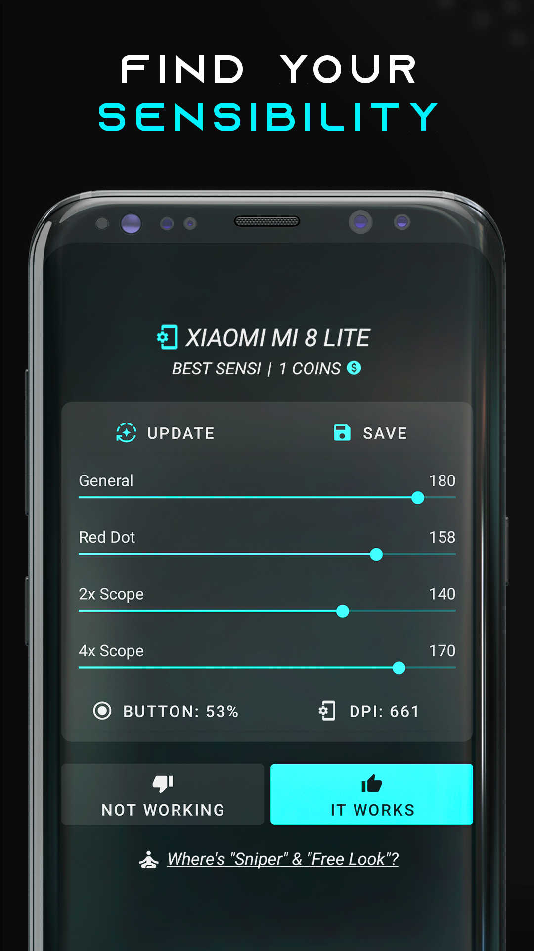 اسکرین شات 4 برنامه Macro For Sensitivity