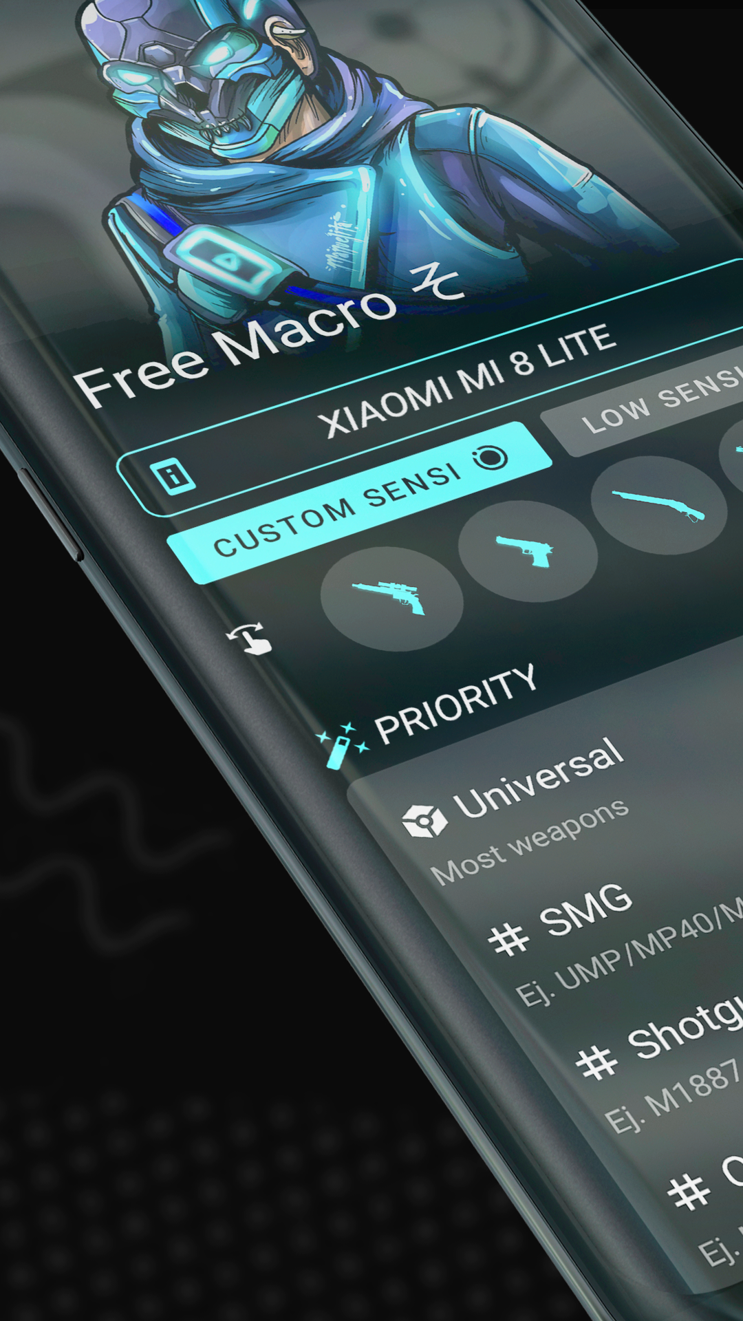 اسکرین شات 1 برنامه Macro For Sensitivity