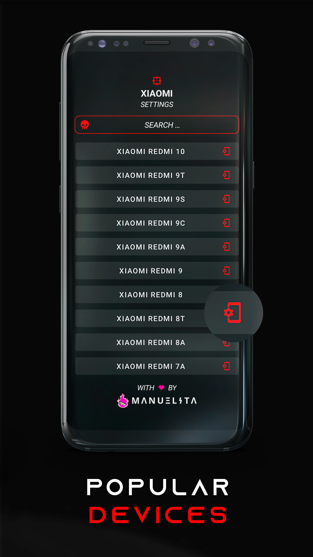 اسکرین شات 3 برنامه Only Red Settings