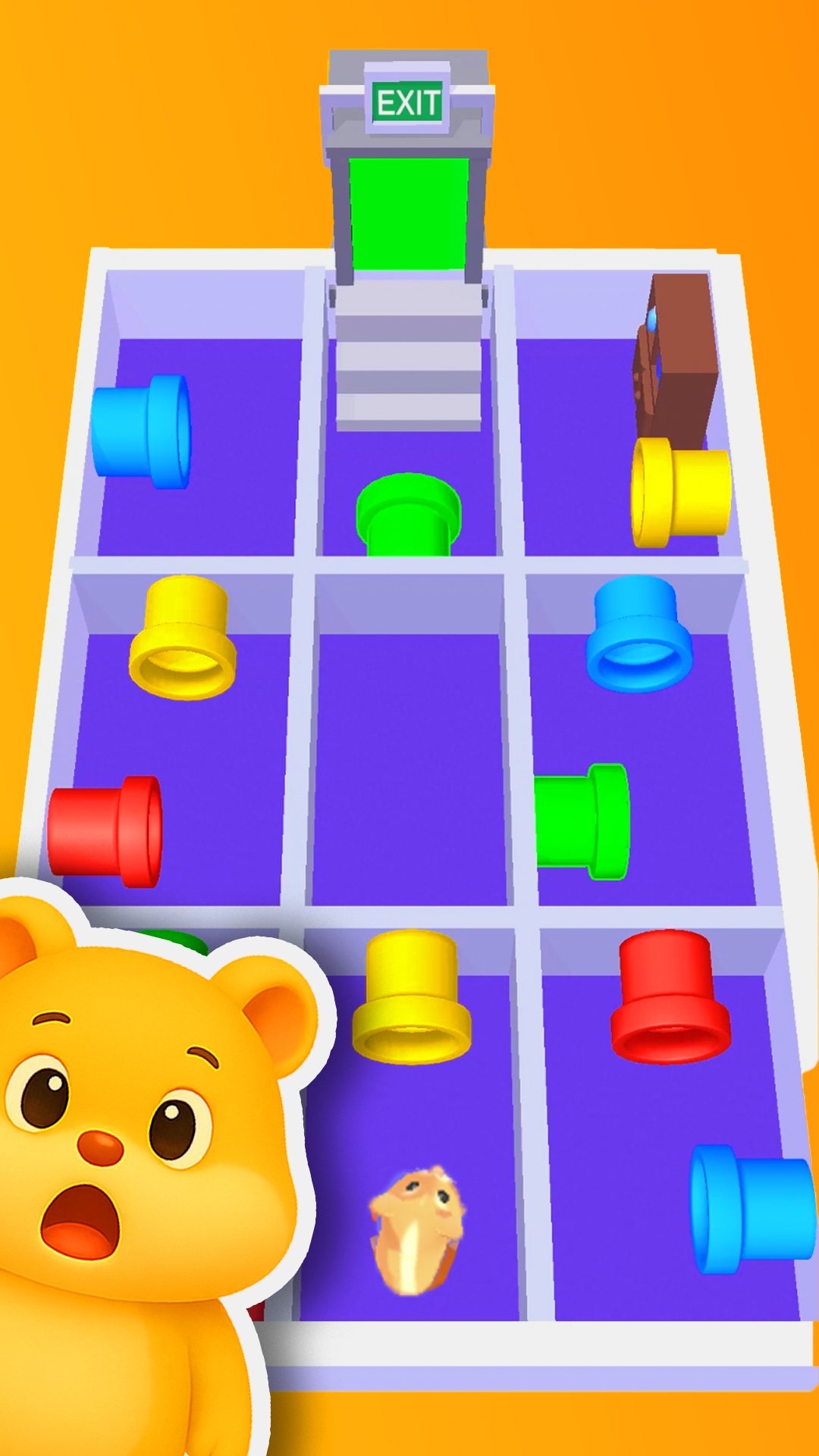 اسکرین شات 2 بازی Hamster Escape: Puzzle Maze