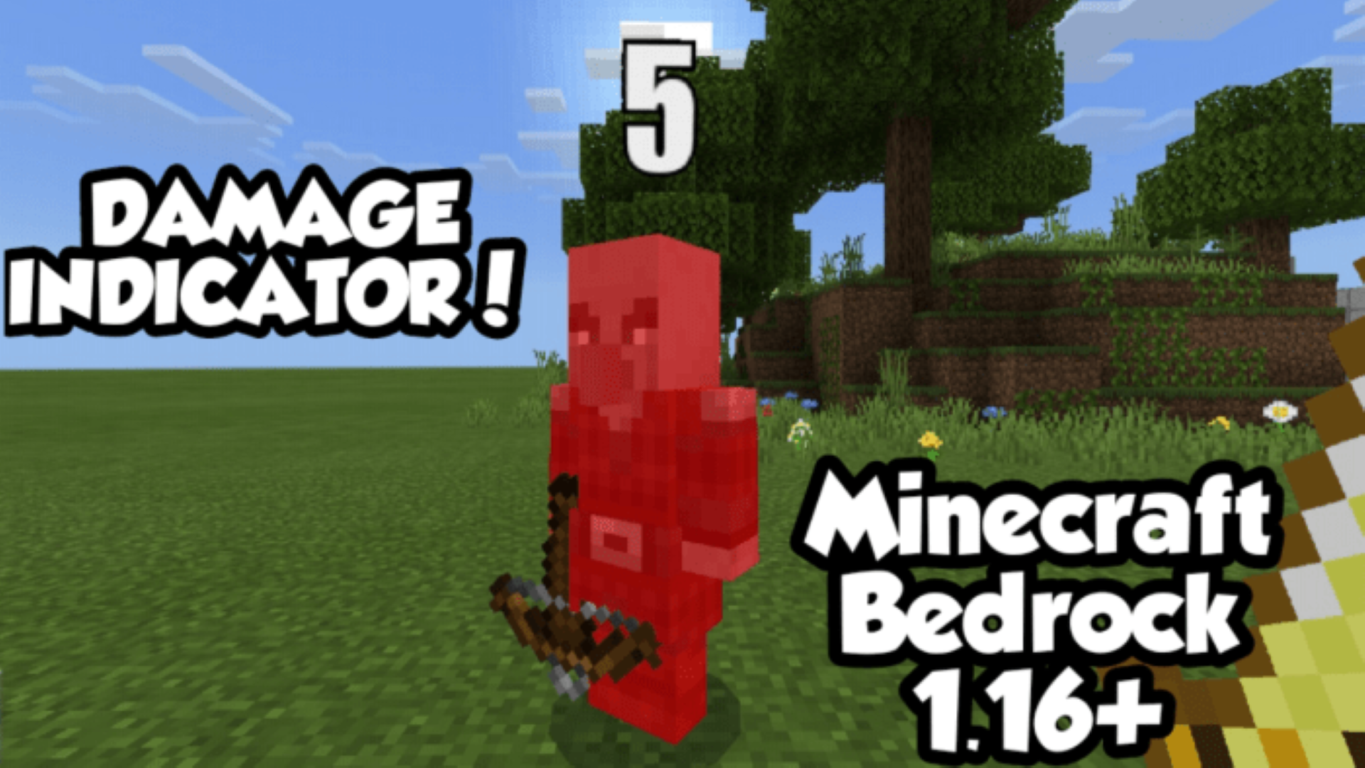 اسکرین شات 1 برنامه MCPE Healt Bar Mod