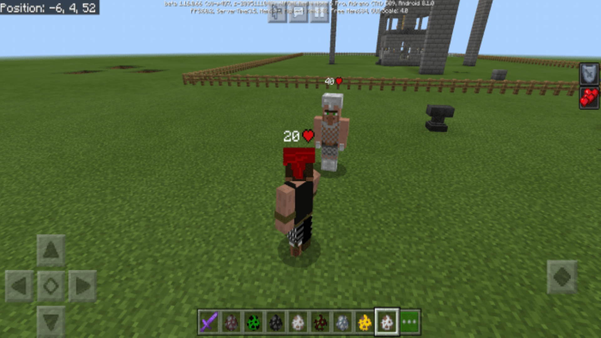 اسکرین شات 6 برنامه MCPE Healt Bar Mod