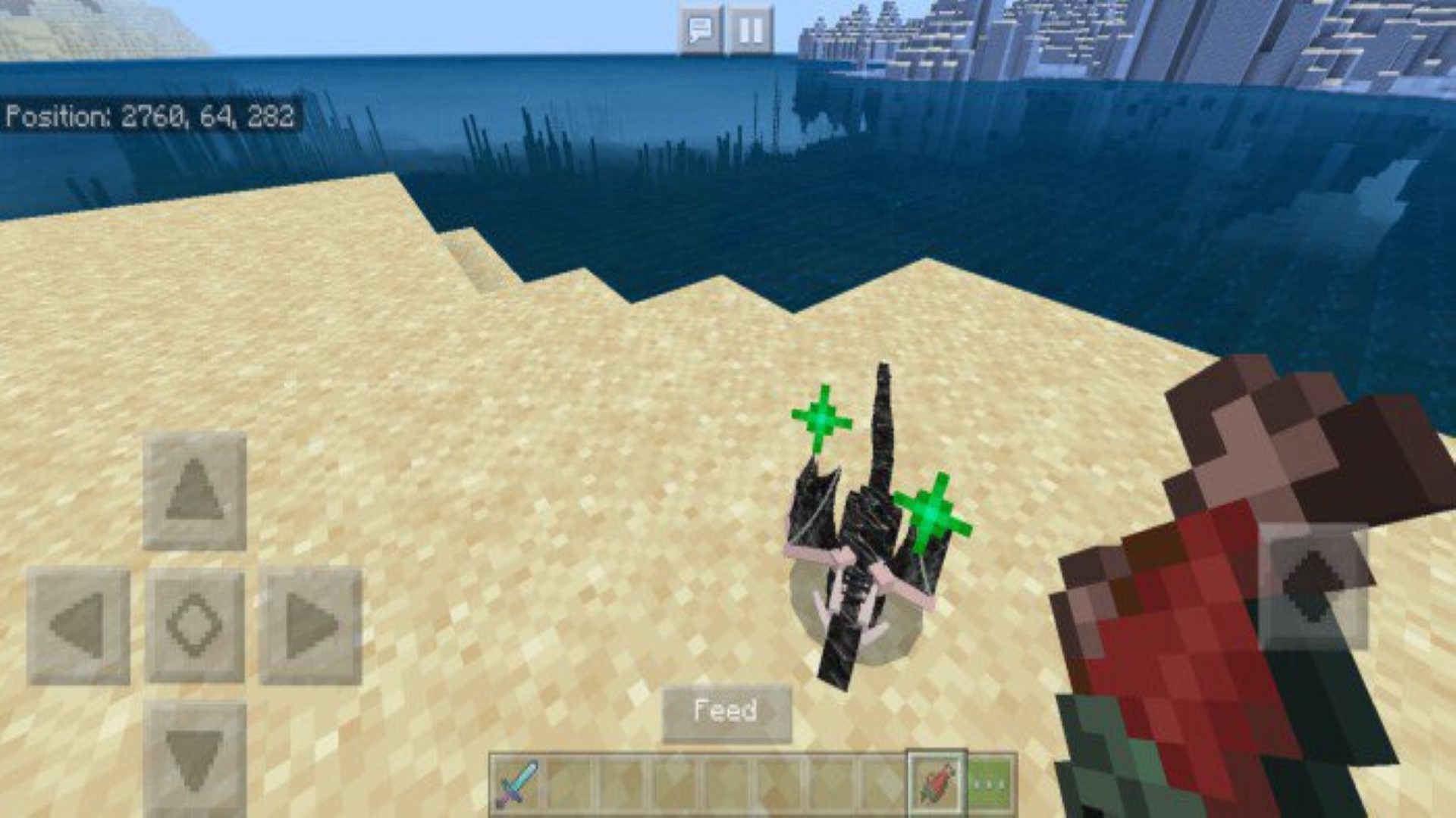 اسکرین شات 2 برنامه MCPE Dragon Addon Fantasy
