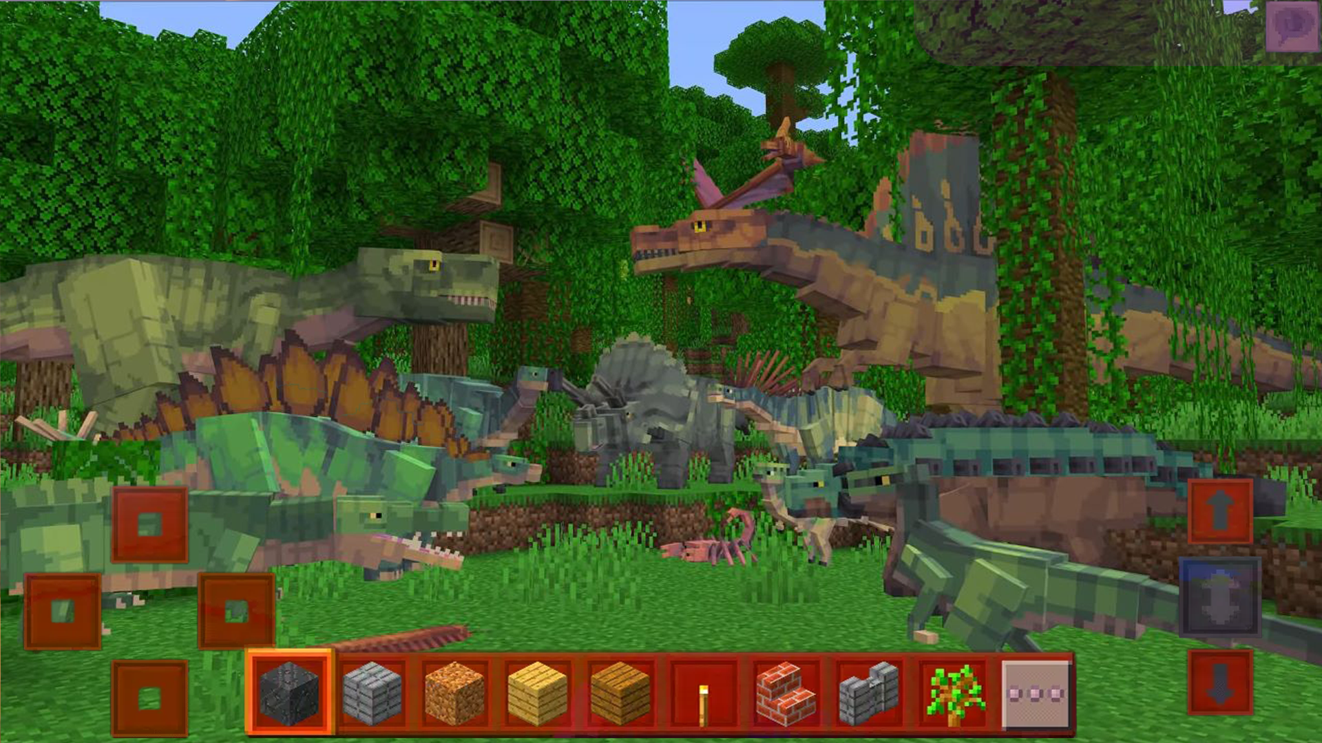 اسکرین شات 3 برنامه Craftsman Dinosaurs World