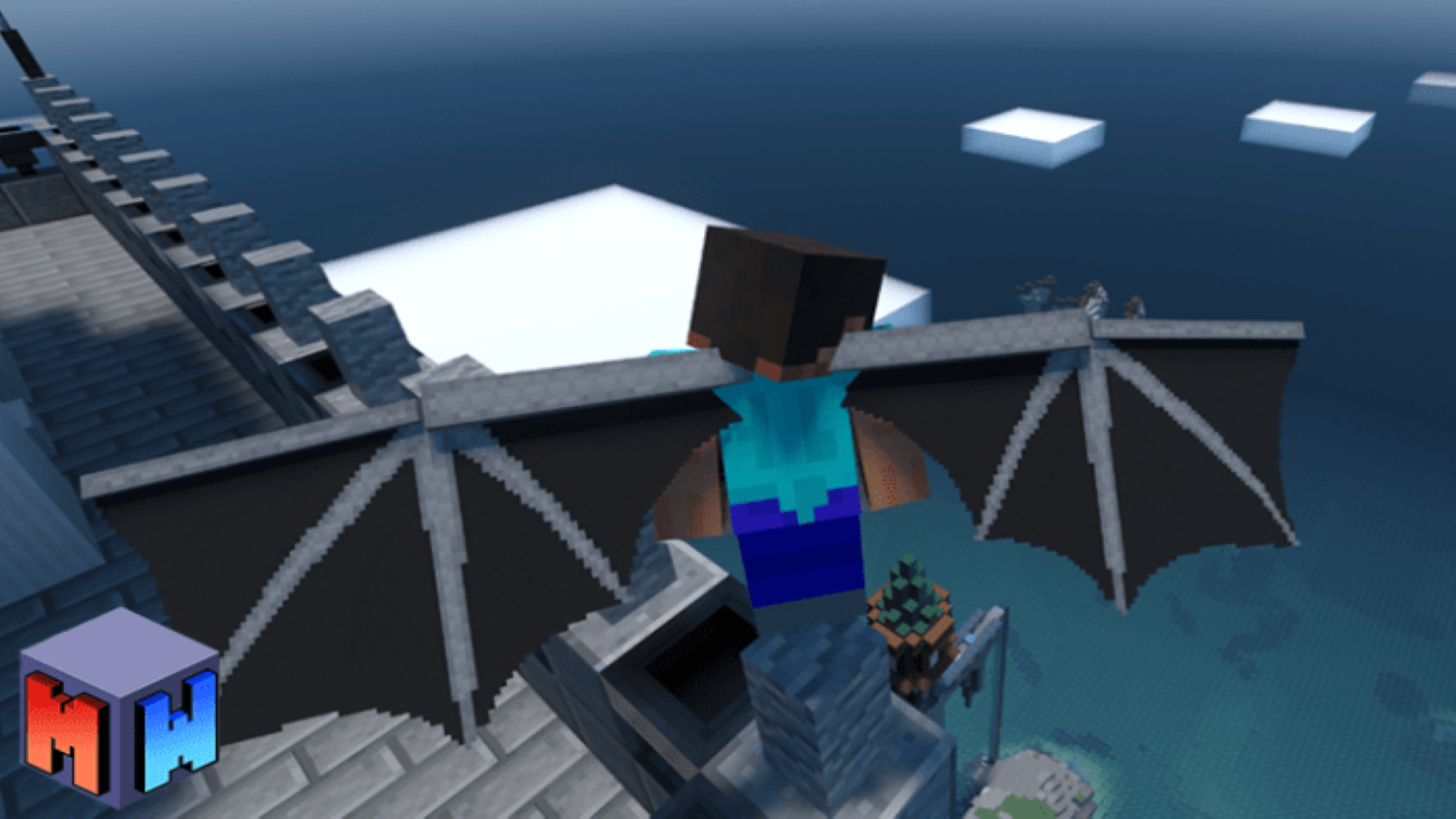 اسکرین شات 2 برنامه MCPE Dragon Wing Mod