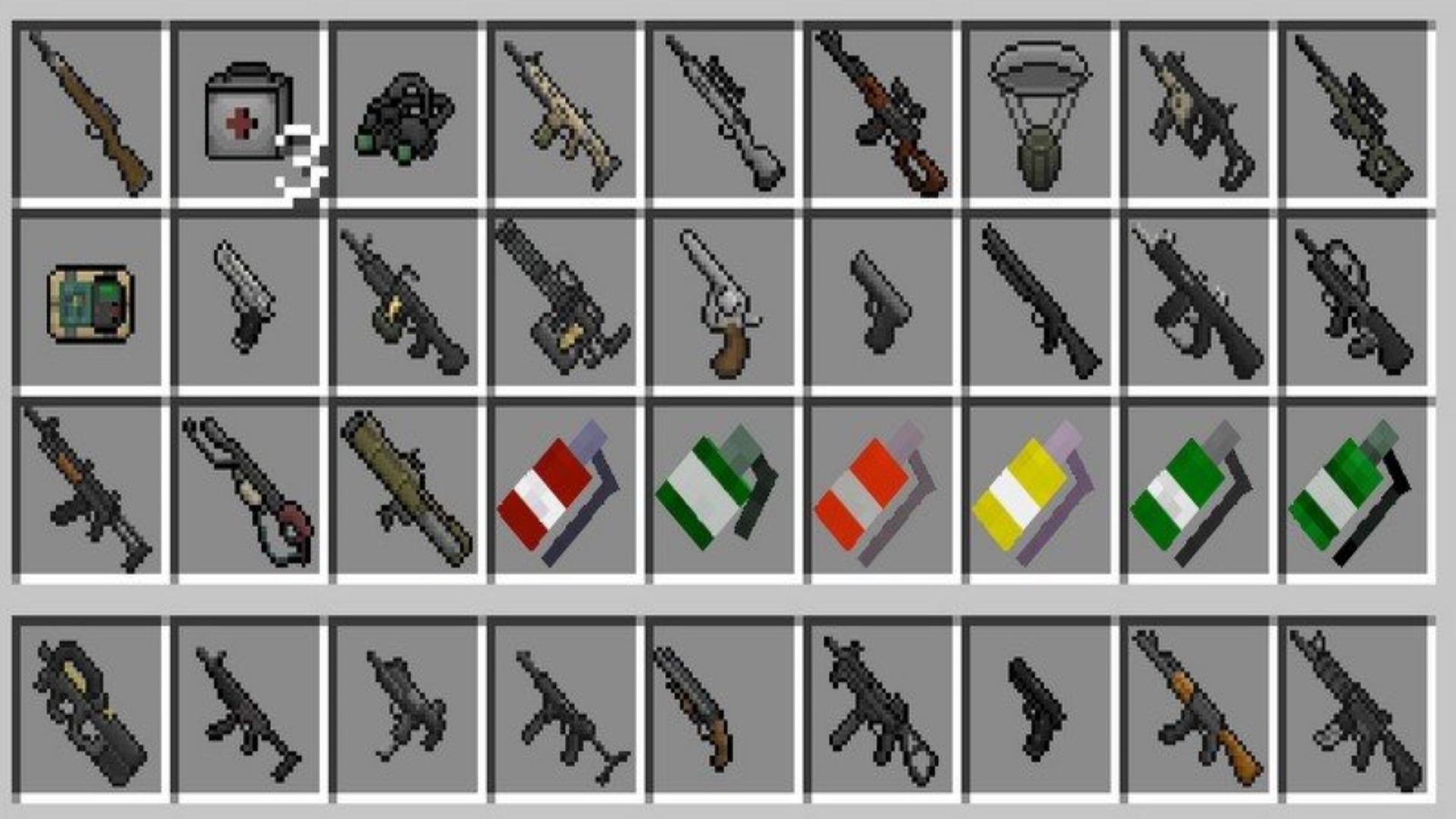 اسکرین شات 2 برنامه MCPE Gun 3D Mod Weapon