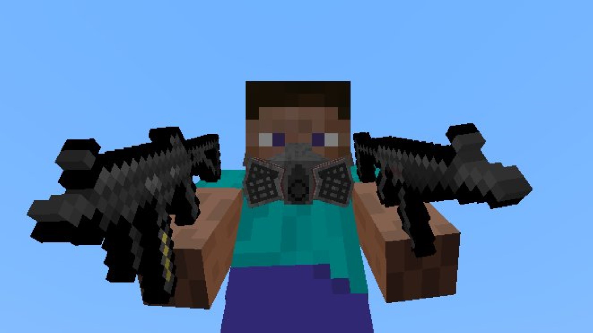 اسکرین شات 3 برنامه MCPE Gun 3D Mod Weapon
