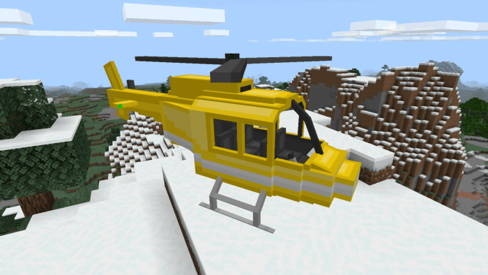 اسکرین شات 3 برنامه MCPE Airplane and Helichopter
