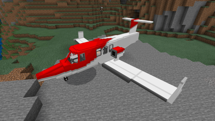 اسکرین شات 4 برنامه MCPE Airplane and Helichopter