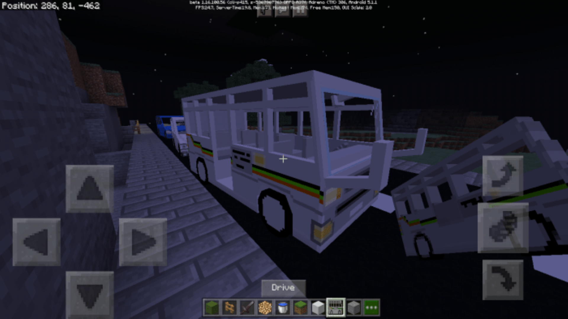 اسکرین شات 5 برنامه MCPE Vehicles Cars Mod