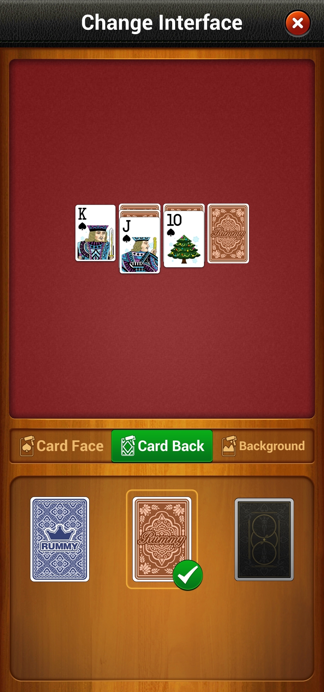 اسکرین شات 5 بازی Gin Rummy: Classic Card Game