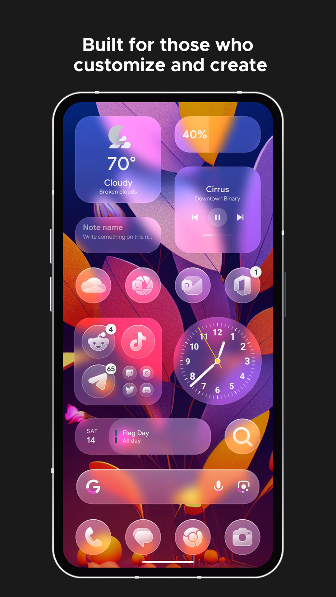 اسکرین شات 2 برنامه Smart Launcher 6 ‧ Home Screen